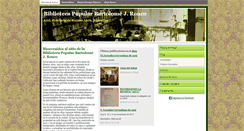 Desktop Screenshot of bibliotecaronco.com.ar