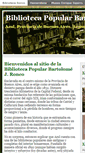 Mobile Screenshot of bibliotecaronco.com.ar